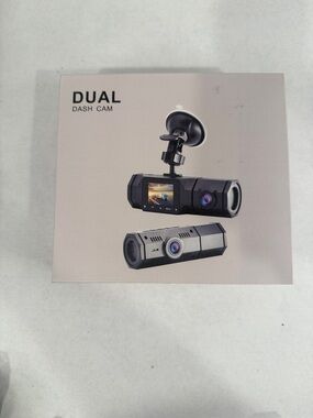 Dual Dash Cam - Black Dual Lens Car Video Recorder
